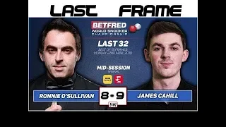 Ronnie O'Sullivan vs James Cahill LAST FRAME  ( Snooker World Championship 2019