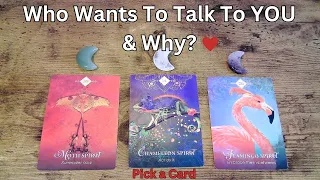 ❤️Who Wants To Talk To YOU & Why?❤️💌Pick a Card❤️🌹#tarot #tarotreading #pickacard