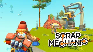 ВЫЖИВАНИЕ на ПАРЯЩИХ ОСТРОВАХ в SCRAP MECHANIC (Sky Mechanic mod)