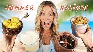 Ninja Creami PROTEIN ICE CREAM Summer Recipes ☀️