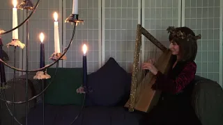 Harmonia's Song from Jack and the Beanstalk, the Real Story, arranged for small harps