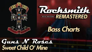 Guns N' Roses - Sweet Child O' Mine | Rocksmith® 2014 Edition | Bass Chart