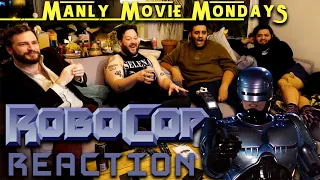 Abe the Editor watches ROBOCOP for the 1st TIME! // Manly Movie Mondays ROBOCOP (1987) REACTION!