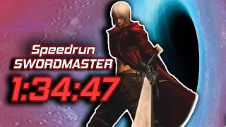 Devil May Cry 3 Swordmaster Speedrun World Record in 1:34:47