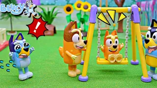 Bluey's Big Solo Adventure: The Lonely Yard Escape! | Pretend Play with Bluey Toys