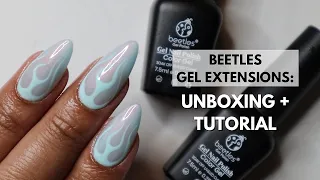 Affordable Beetles gel extensions kit | DIY nails at home step by step| nail art tutorial