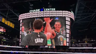 Golden State Warriors versus Washington Wizards Starting Line-Ups