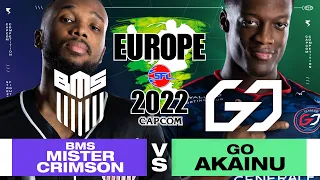 Mister Crimson (Dhalsim) vs. Akainu (Guile) - BO5 - Street Fighter League Pro-EU 2022 playoffs