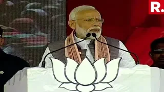 Prime Minister Narendra Modi Addresses Mega-Rally In Madha, Maharashtra