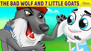 The Bad Wolf and 7 Little Goats Story | Hindi Stories | बच्चों की नयी हिंदी कहानियाँ