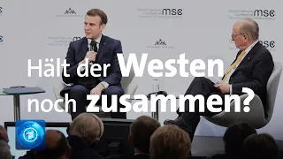 Macron beklagt Schwäche des Westens