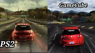 Сравнение PS2 и GameCube версий NFS MW 2005