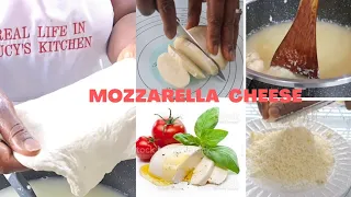 How To Make Mozzarella Cheese At Home~Perfectly Made With 2 Ingredients