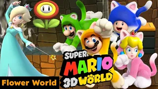 ASM: Super Mario 3D World *Flower World* Walkthrough 11!!