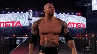 WWE 2K22 Goldberg vs Batista PS5 gameplay