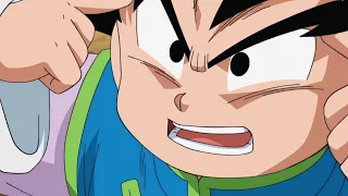 Goten mimics Vegeta .