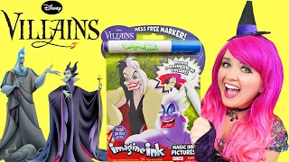 Coloring Disney Villains Magic Ink Coloring Book | Imagine Ink Marker