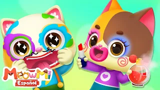 El Juego de Imitar | Buenos Hábitos | Canciones Infantiles | MeowMi Family Show Español🐱