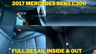 Deep Cleaning a Dirty Mercedes Benz C300 Full Detail | Lake Stevens Auto Detailing