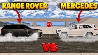 Range Rover 2024 Vs Mercedes GLS | 300 KM/H Crash Test BeamNG Drive