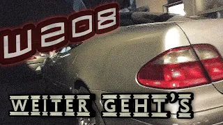 Weiter gehts Mercedes W208 Lenkungsdämpfer und Ölwechsel