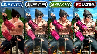 Street Fighter X Tekken (2012) PS Vita vs PS3 vs Xbox 360 vs PC Ultra | Comparison (Side by Side) 4K