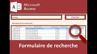 Formulaire de recherche sans code VBA Access