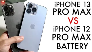 iPhone 13 Pro Max Vs iPhone 12 Pro Max Battery Comparison