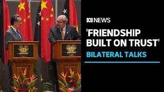 China's top diplomat takes swipe at geo-political struggle for influence in Pacific | ABC News