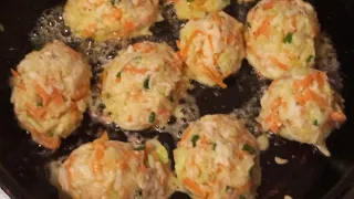 Вкуснейшие котлетки за 10 минут без мяса(Часть 1)