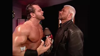 Simon Dean, Eric Bischoff and Chris Benoit backstage: Raw, Dec. 13, 2004