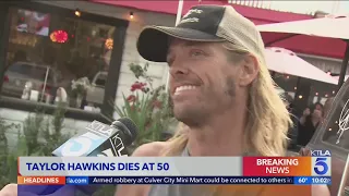 Foo Fighters drummer Taylor Hawkins dead at 50