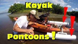 Kayak Giveaway Part 6: Attaching the Pontoons