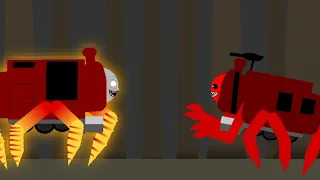 Hell Charles vs Edward The Man Eating Train (Roblox)