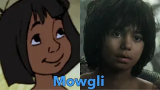 Mowgli - Movie Evolution (1967 - 2016) The Jungle Book