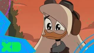 DELLA DUCK MEETS KIDS! | DuckTales in Russian | Disney XD