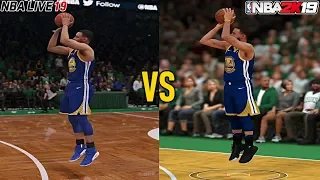 NBA 2K19 vs NBA Live 19 Graphics Comparison (PS4 Pro)