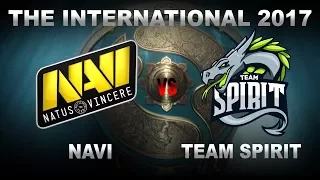 NAVI vs Team Spirit - Закрытые квалификации The International 2017