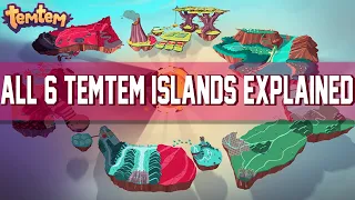 ALL 6 ISLANDS IN TEMTEM EXPLAINED | Airborne Archipelago Lore Explained! *must watch*