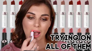 Trying on 26 Wet n Wild Mega Last Lipsticks | Bailey B.