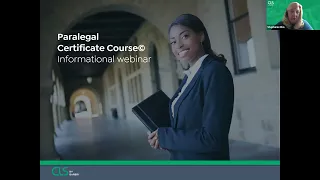 Paralegal Certificate Course© Webinar (December 2023) | CLS by BARBRI