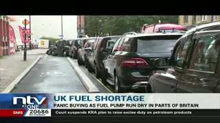 UK Fuel Shortage: Panic buying leaves fuel pumps dry in parts of Britain