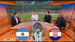 Ian Wright and Roy Keane React to Messi Goals, Argentina advance to World Cup FINAL🔥