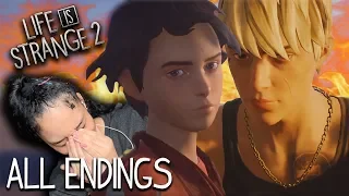 REACTING TO ALL ENDINGS IN LIFE IS STRANGE 2 (EPISODE 5)