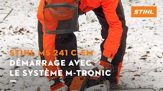 Démarrage avec le système M-Tronic - STIHL MS 241 C-EM