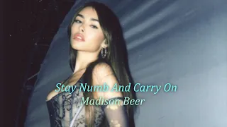 난 감정을 잃어가고 있어 : Madison Beer - Stay Numb And Carry On(가사/해석)