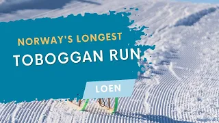 Norway's longest toboggan run / Norges lengste akebakke - Loen Skylift