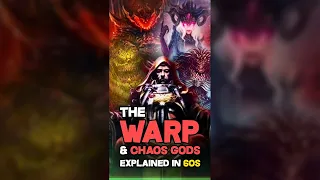 WARP TRAVEL and the CHAOS GODS explained in 60s - Warhammer 40k Lore #warhammer40klore #40k #40kmeme