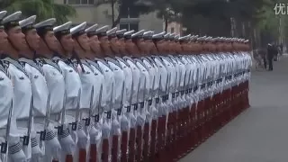 Daily training Chinese naval honor guard 2（仪仗队的日常）