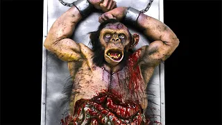 Ape Rage Violent Shaking Animatronic Prop